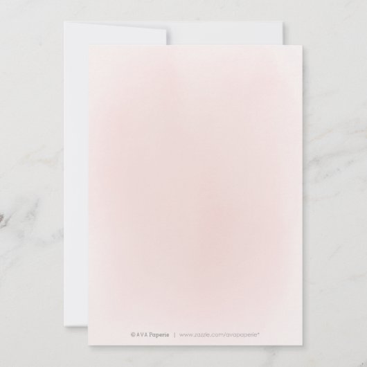 Gold Glitzer Elegantes Hochzeitskleid Brautparty Einladung (Rückseite)