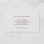 Gold Glitzer Eye Glasses Business Card Visitenkarte (Rückseite)