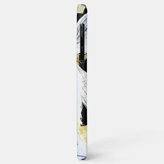 *~* Gold Glitzer Fantasy Stars Carriage Fairy Case-Mate iPhone Hülle (Hinten/Links)