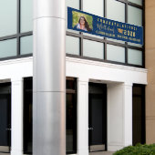 Gold Glitzer Fett Foto Abschluss Banner (Äußeres Gebäude)