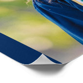 Gold Glitzer Fett Foto Abschluss Poster (Ecke)