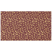 Gold Glitzer Finger Prints Tischdecke (Vorderseite (Horizontal))