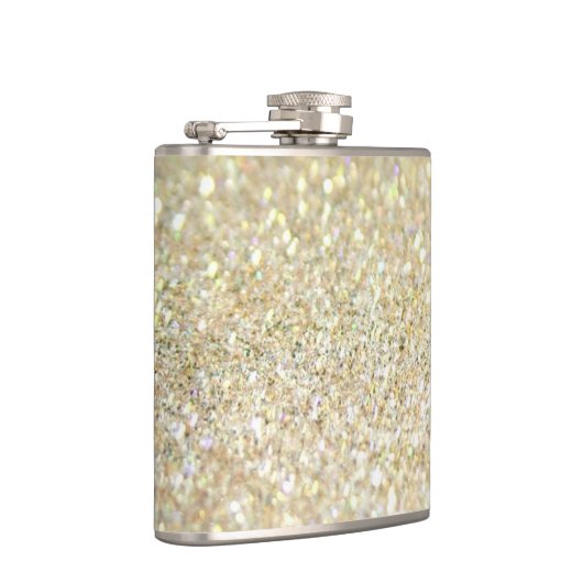 Gold-Glitzer Flachmann (Rechts)