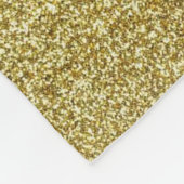 Gold Glitzer Fleece Blanket (Ecke)