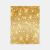 Gold Glitzer Fleecedecke (Vorderseite)