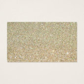 Gold Glitzer Floral Baby Dusche Windelwaschkarte (Rückseite)