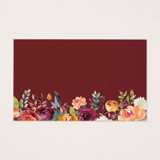 Gold Glitzer Floral Baby Showkarte (Rückseite)