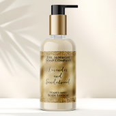 Gold Glitzer & Foil Kosmetik Flaschenetikett Rechteckiger Aufkleber