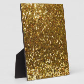 Gold Glitzer Fotoplatte (Seite)