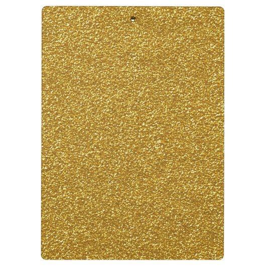 Gold Glitzer, Funkelnd, Glitzer Hintergrund Klemmbrett (Rückseite)