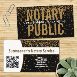 Gold-Glitzer für den benutzerdefinierten schwarzen Visitenkarte