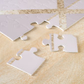 Gold Glitzer, geometrisches Rhombus Muster. Puzzle (Seite)