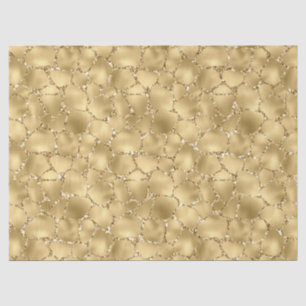 Gold Glitzer Giraffe Print        Seidenpapier