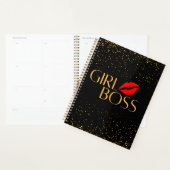 Gold Glitzer Girl Boss Planner Planer (Anzeige)