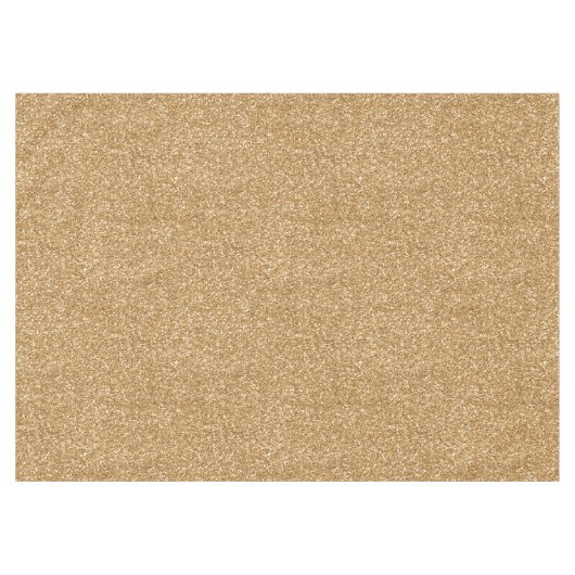 Gold Glitzer Glam Sparkle Tischdecke (Vorderseite (Horizontal))