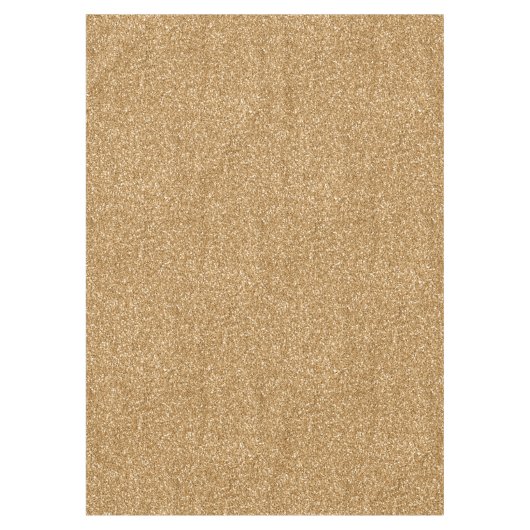 Gold Glitzer Glam Sparkle Tischdecke (Vorderseite)