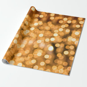 Gold Glitzer Glam Weihnachtswrapping Paper Geschenkpapier