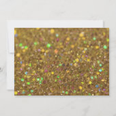 Gold Glitzer Glam werden Sie meine Bridesmaid Einladung (Rückseite)