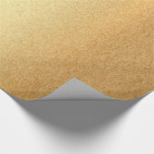Gold Glitzer Glamour Trendy Moderne Moderne Elegan Geschenkpapier (Ecke)