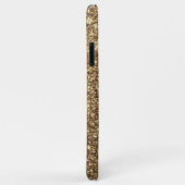 Gold Glitzer, glänzend und funkelnd Case-Mate iPhone Hülle (Hinten/Rechts)