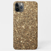 Gold Glitzer, glänzend und funkelnd Case-Mate iPhone Hülle (Rückseite)