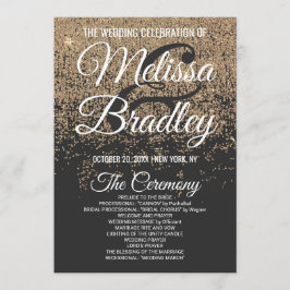 Gold Glitzer Glitzern Black Program Programm