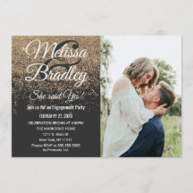 Gold Glitzer Glitzern Schwarze Verlobung