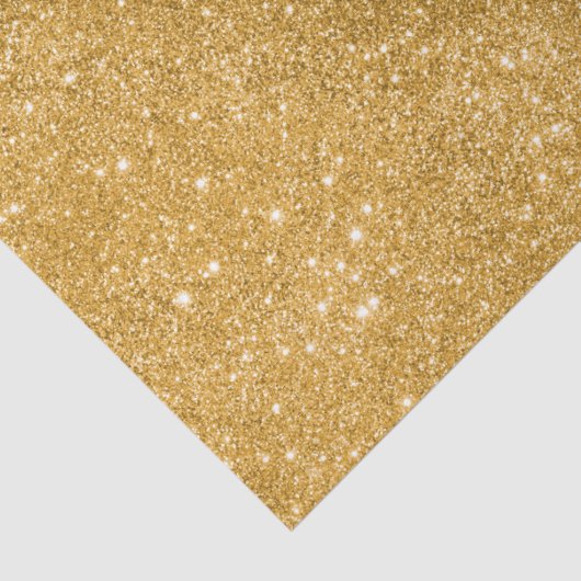 Gold-Glitzer-Glitzern Seidenpapier (Detail)