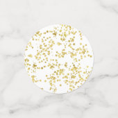 Gold Glitzer Green Table Confetti Konfetti (Klein Vorderseite)
