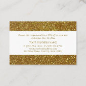 Gold Glitzer - Gutschein zum Rabatt (Rückseite)