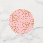 Gold Glitzer Happy Birthday Confetti Konfetti (Klein Vorderseite)