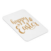 Gold Glitzer Happy Oaster Egg Magnet (Rechte Seite)
