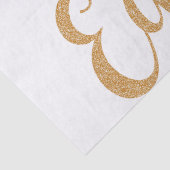 Gold Glitzer Happy Oaster Egg Seidenpapier (Detail)