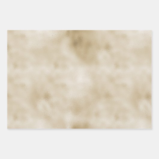 Gold Glitzer Heart Geschenkpapier Set (Vorderseite 2)