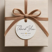 Gold Glitzer Heart Wedding Vielen Dank Geschenkanhänger