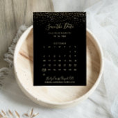 Gold Glitzer Hochzeit Speichern Sie den Datumskale Save The Date