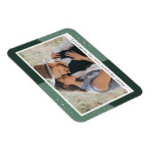 Gold Glitzer | Holiday Foto Magnet (Rechte Seite)