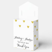 Gold Glitzer Hörmuster Geschenkschachtel (Geöffnet)