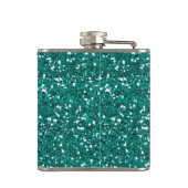 Gold Glitzer Imitate Foil Confetti Flachmann (Rückseite)