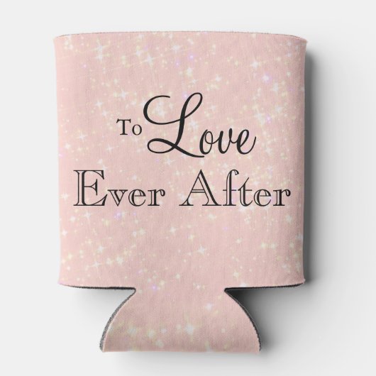 Gold-Glitzer-Imitate verleumden Mr. & Mrs. Can Coo Dosenkühler (Rückseite)