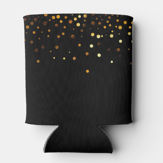 Gold-Glitzer-Imitate verleumden Mr. & Mrs. Dosenkühler (Rückseite)