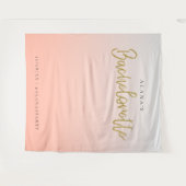 Gold Glitzer Junggeselinnen-Abschied Foto Stand Wandteppich (Vorderseite (Horizontal))