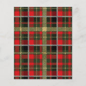 Gold Glitzer Kariert Budget Weihnachten Party Einl (Rückseite)