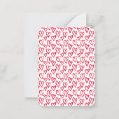 Gold Glitzer Klassenzimmer Glücklicher Valentinsta Mitteilungskarte (Rückseite)