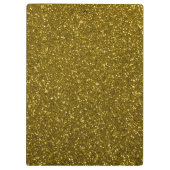 Gold Glitzer Klemmbrett (Rückseite)