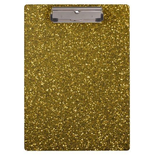 Gold Glitzer Klemmbrett (Vorderseite)