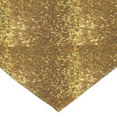 Gold Glitzer Kurzer Tischläufer (Ecke)