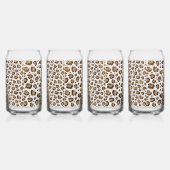 Gold Glitzer Leopard Print Dosenglas (Rechts)