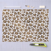 Gold Glitzer Leopard Print Seidenpapier (Handwerk)