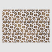 Gold Glitzer Leopard Print Seidenpapier (Vorderseite)